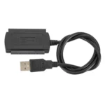 YP009 Three-Purpose USB to IDE/SATA Easy Drive Cable Hard Disk Drive Data Cable with Power Supply - Image 2