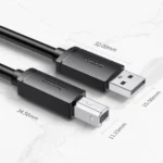 3 PCS Jasoz USB Printing Data Cable Oxygen-Free Copper Core, Cable Length: - Image 2