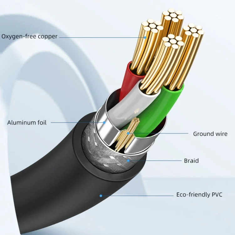 TBD0585601301_B2.webp 3 PCS Jasoz USB Printing Data Cable Oxygen-Free Copper Core, Cable Length: - Image 3