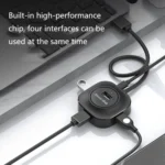 Jasoz High-Speed USB2.0 4-Ports HUB 1 to 4 Docking HUB - Image 5