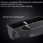 SHUNWEI SD-1028 Car Temporary Parking Card Car Mobile Phone Holder Multi-Function Hidden Temporary Parking Card - Image 7