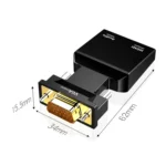 HW-2217 VGA to HDMI Converter With Audio Computer Host to HD Converter - Image 3