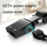 HW-2217 VGA to HDMI Converter With Audio Computer Host to HD Converter - Image 4