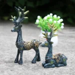 2 Pairs R-8820 Car Ornaments Car Home Safe Deer Decorations - Image 7