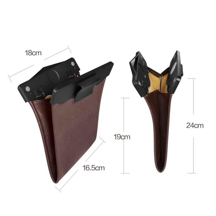 TBD0586477701_B2.webp Car Trash Can Storage Bag Hanging Paste With LED Light Garbage Bag - Image 3