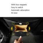 Car Trash Can Storage Bag Hanging Paste With LED Light Garbage Bag - Image 5