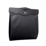 Car Trash Can Car Chair Back Hanging Storage Box Hidden Folding Storage Bag With LED Light