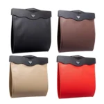 Car Trash Can Car Chair Back Hanging Storage Box Hidden Folding Storage Bag With LED Light - Image 2