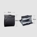 Car Trash Can Car Chair Back Hanging Storage Box Hidden Folding Storage Bag With LED Light - Image 3