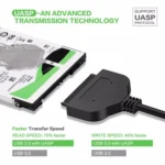 2.5-Inch USB To SATA Hard Drive Transfer SSD Hard Disk Play Passenger Cloud Data Cable - Image 3