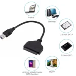 2.5-Inch USB To SATA Hard Drive Transfer SSD Hard Disk Play Passenger Cloud Data Cable - Image 5