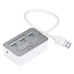 619-3.0 3 Port HUB + 4 Port Card Reader One to Three High Speed USB 3.0 Hub Splitter - Image 2