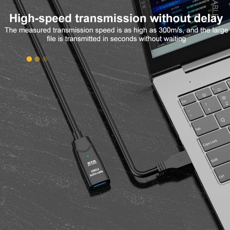 TBD0587451401_6.webp D.Y.TECH USB 3.0 Male To Female Extension Cable Double Shielded Chip Data Cable, Length: - Image 7