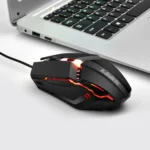 2 PCS K-Snake M11 4 Keys 1600DPI Luminous Game Wired Mouse Notebook Desktop USB Wired Mouse, Cable Length: 1.5m - Image 7