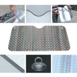 SHUNWEI 2 PCS Car Front Windshield Sunshade Summer Sun Protection And Heat Insulation Shading Board - Image 3