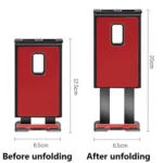 2 PCS Car Mobile Phone Tablet Suction Cup Holder - Image 2