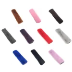 2 Pairs Fleece-like Safety Belt Cover Car Plush Safety Belt Cover - Image 2