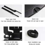 Car Seat Back Sundries And Beverage Storage Tray - Image 4