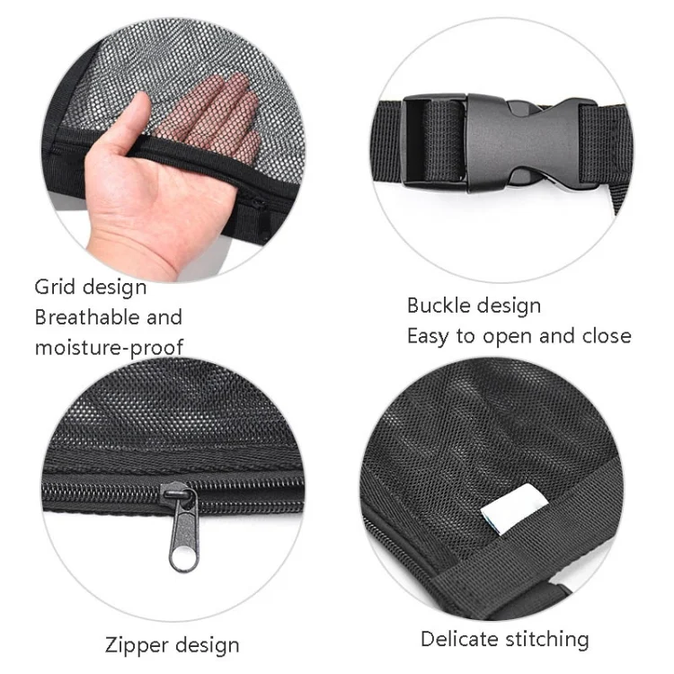 TBD0589425701_B4.webp Car Storage Network Pocket Car Roof Seating Room Mesh Folding Hanging Bag, Style: - Image 5