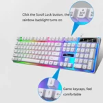 ZGB G21B Colorful Glow USB Wired Keyboard Mouse Set - Image 4