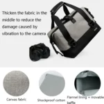 Baona BN-H014 SLR Camera Shoulder Bag Digital Storage Protective Waterproof Bag - Image 5