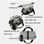 Baona BN-H014 SLR Camera Shoulder Bag Digital Storage Protective Waterproof Bag - Image 6