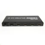 HW-4K104D 1 to 4 4K X 2K Video High-Definition On-Screen HDMI Splitter - Image 2