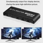 HW-4K104D 1 to 4 4K X 2K Video High-Definition On-Screen HDMI Splitter - Image 5