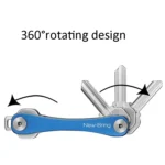 New Bring Mini Keychain Emergency Tool Multifunctional Portable Car Accessories Metal Key Storage Device - Image 4