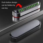 Hidden Parking Number Card Nightlight Number Button Parking Number Card, Style: - Image 3