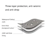 Baona BN-C003 Mobile Hard Disk Protection Cover Portable Storage Hard Disk Bag - Image 4