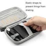 Baona BN-F010 2.5 inch Mobile Hard Disk Single Layer Storage Bag Power Bank Protection Storage Bag - Image 6