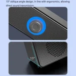 LeerFel Long Computer Wired Speaker Heavy Wellness Computer Multimedia Audio - Image 6