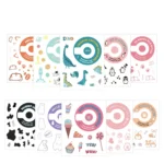 5 PCS 5 in 1 DIY Cute Cartoon  Camera Stickers Set for Fujifilm Instax mini 11 - Image 2