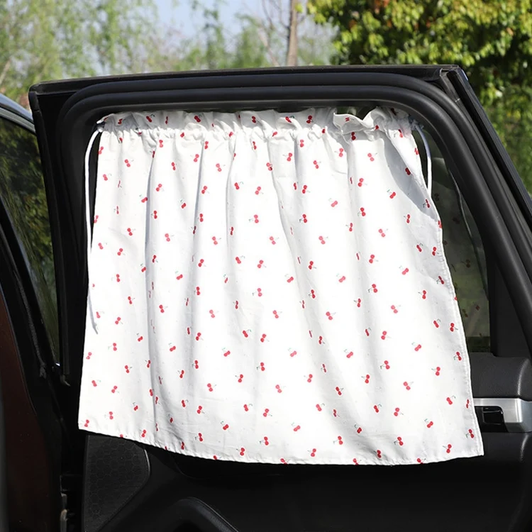 Car Curtains Cotton Car Suction Cup Sunshade Sun Protection Thermal Curtain