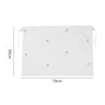 Car Embroidery Curtain Sunshade Cartoon Cotton Suction Cup Curtain Car Sunscreen Insulation Covering Curtain - Image 2