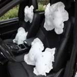 Bow Car Head Pillow Car Seat Neck Pillow Comfortable Cotton Car Supplies - Image 5
