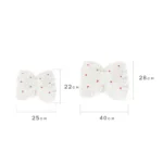 Bow Car Head Pillow Car Seat Neck Pillow Comfortable Cotton Car Supplies - Image 2