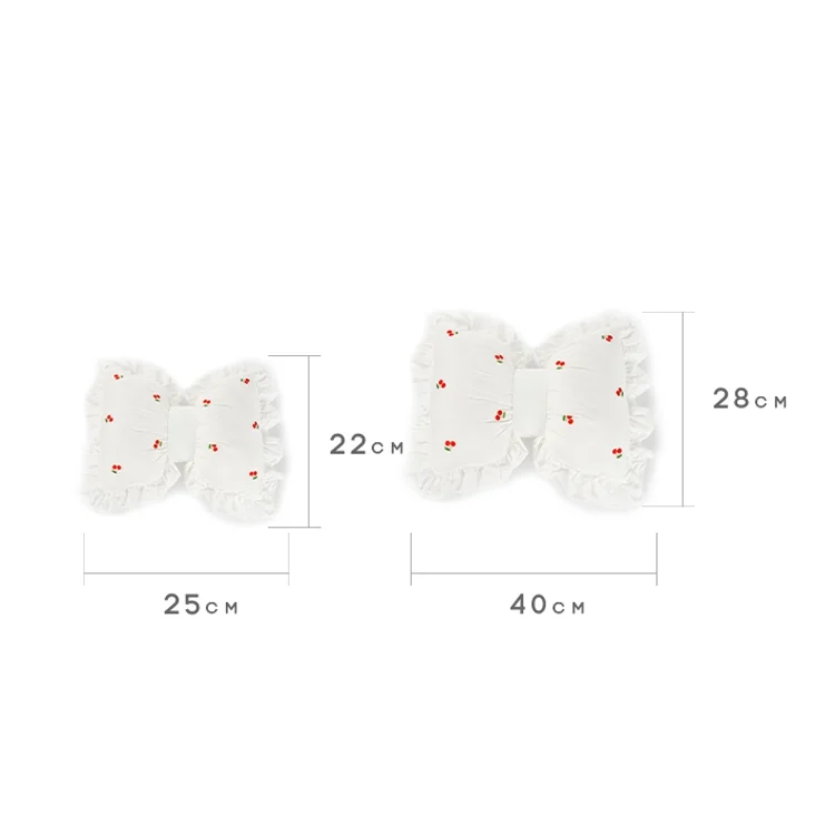 TBD0594157201_B1.webp Bow Car Head Pillow Car Seat Neck Pillow Comfortable Cotton Car Supplies - Image 2