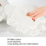 Bow Car Head Pillow Car Seat Neck Pillow Comfortable Cotton Car Supplies - Image 3