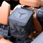With Cover Car Trash Can Foldable Car Chair Back Trash Can Waterproof Box, Size: - Image 2