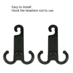 2 Pairs Car Chair Back Tough Invisible Car Hook Portable Installation Does Not Hurt Car Hook - Image 5