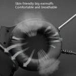 Smailwolf AK3 Headset Game Headphones Wired Luminous Desktop Computer Headset, Style: - Image 7