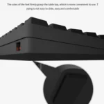 LEAVEN K28 61 Keys Gaming Office Computer RGB Wireless Bluetooth + Wired Dual Mode Mechanical Keyboard, Cabel Length:1.5m - Image 3