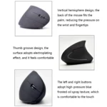 JS-5D 6 Keys 2.4G Ergonomic Vertical Mouse Cross-Border Wireless Charging Mouse - Image 4