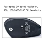 JSY-5 6 Keys Laser USB Wired Mouse Optical Upright Mouse - Image 5
