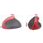 JSY-05 6 Keys Wired Vertical Mouse Ergonomics Brace Optical Mouse - Image 3