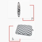 LiSEN LS-525 Wavy Pattern Notebook Liner Bag - Image 4