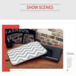 LiSEN LS-525 Wavy Pattern Notebook Liner Bag - Image 6