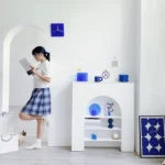 Blue Ball Magic Square Studio Background Ornament Photo Props - Image 6